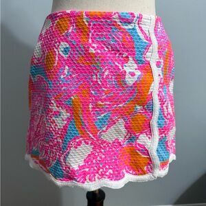 Lilly Pulitzer Pink, Orange, and Blue Mini Skort 2